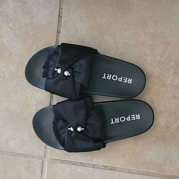 Womens Slide Sandals Pearl - Picture 1 of 2